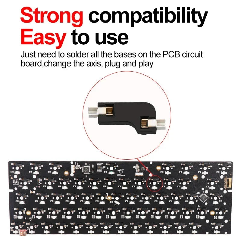 110pcs/70pcs Kailh Hot-swappable PCB Socket Hot Plug For Outemu Cherry MX Switches Mechanical Keyboard Axis DIY Connector Oasis Select