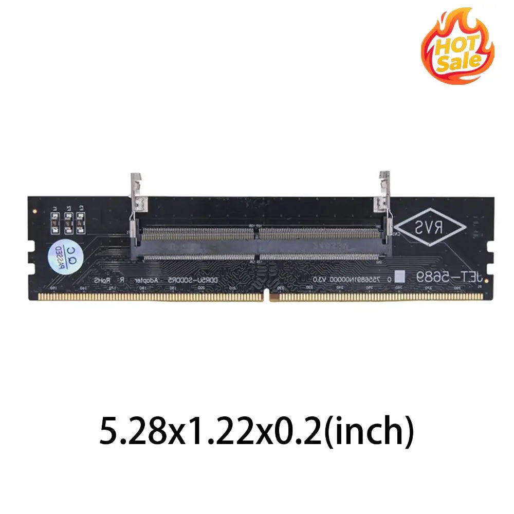DDR5 Laptop To Desktop Memory Connector Converter Adaptor Multi-Purpose Test Protect Adapter Computer PC Accessories Oasis Select