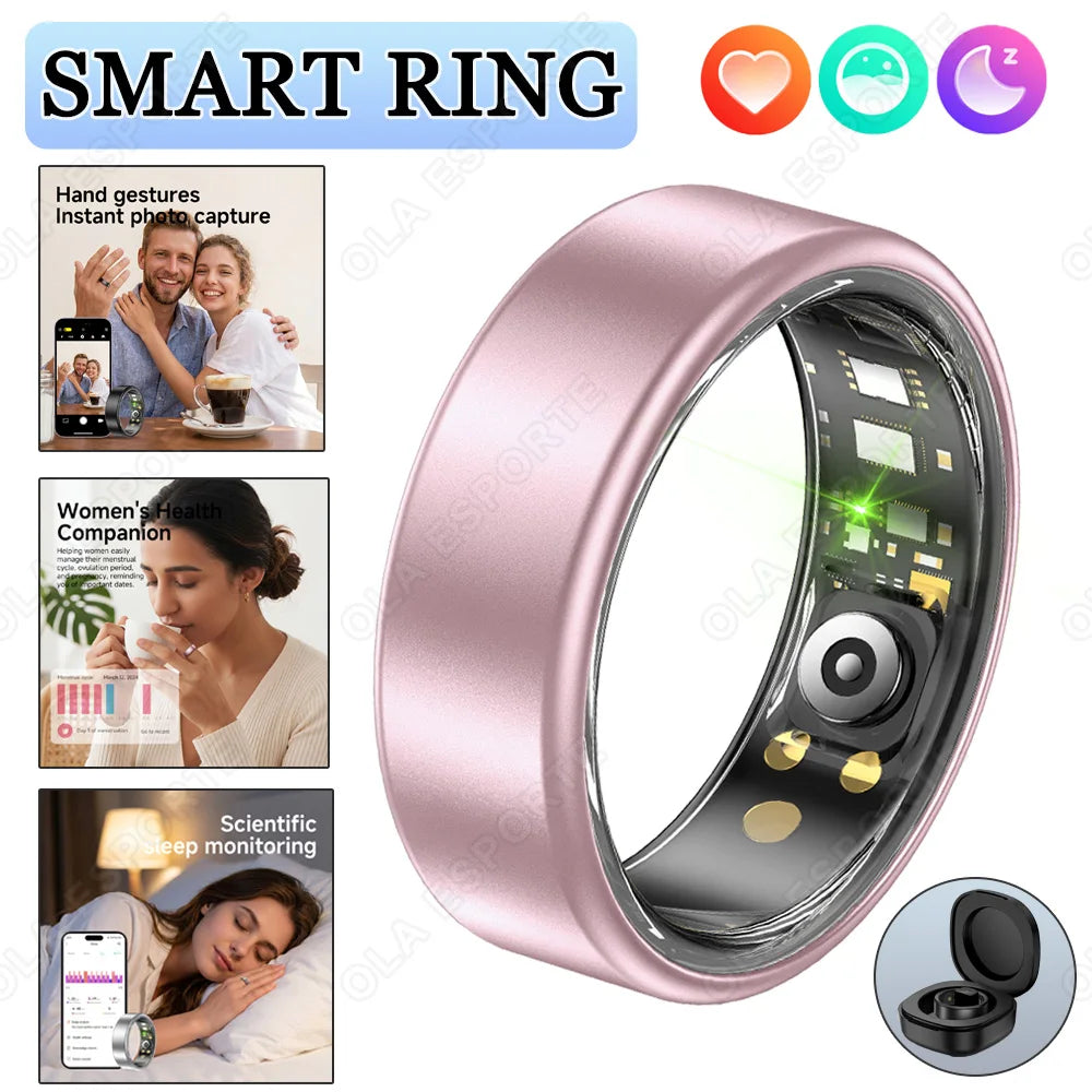 Smart Ring Heart Rate SpO₂ Sleep Tracker | IP68 Unisex
