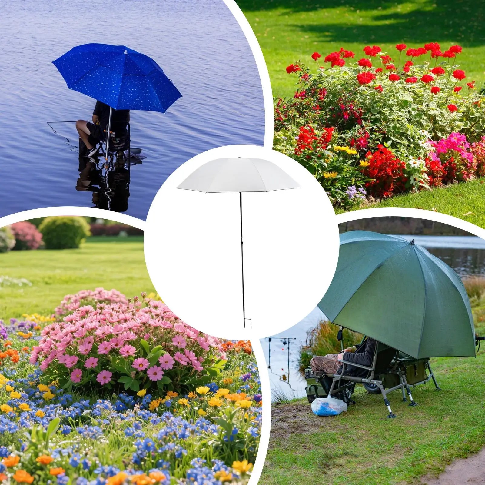 Plant Umbrella Multifunctional fishing sun umbrella Foldable Canopy Cover Garden Sun Shade Covers for Patio Balcony Outdoor Oasis Select