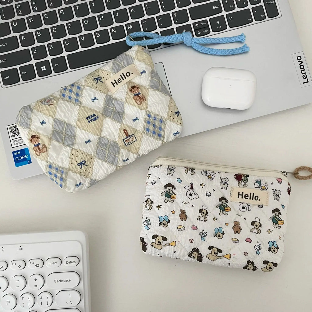 Cute Travel Cosmetic Lipstick Earphone Card Small Portable Storage Bag Purse Mini Makeup Handbags Pouch Organizer In Make Up Bag Oasis Select