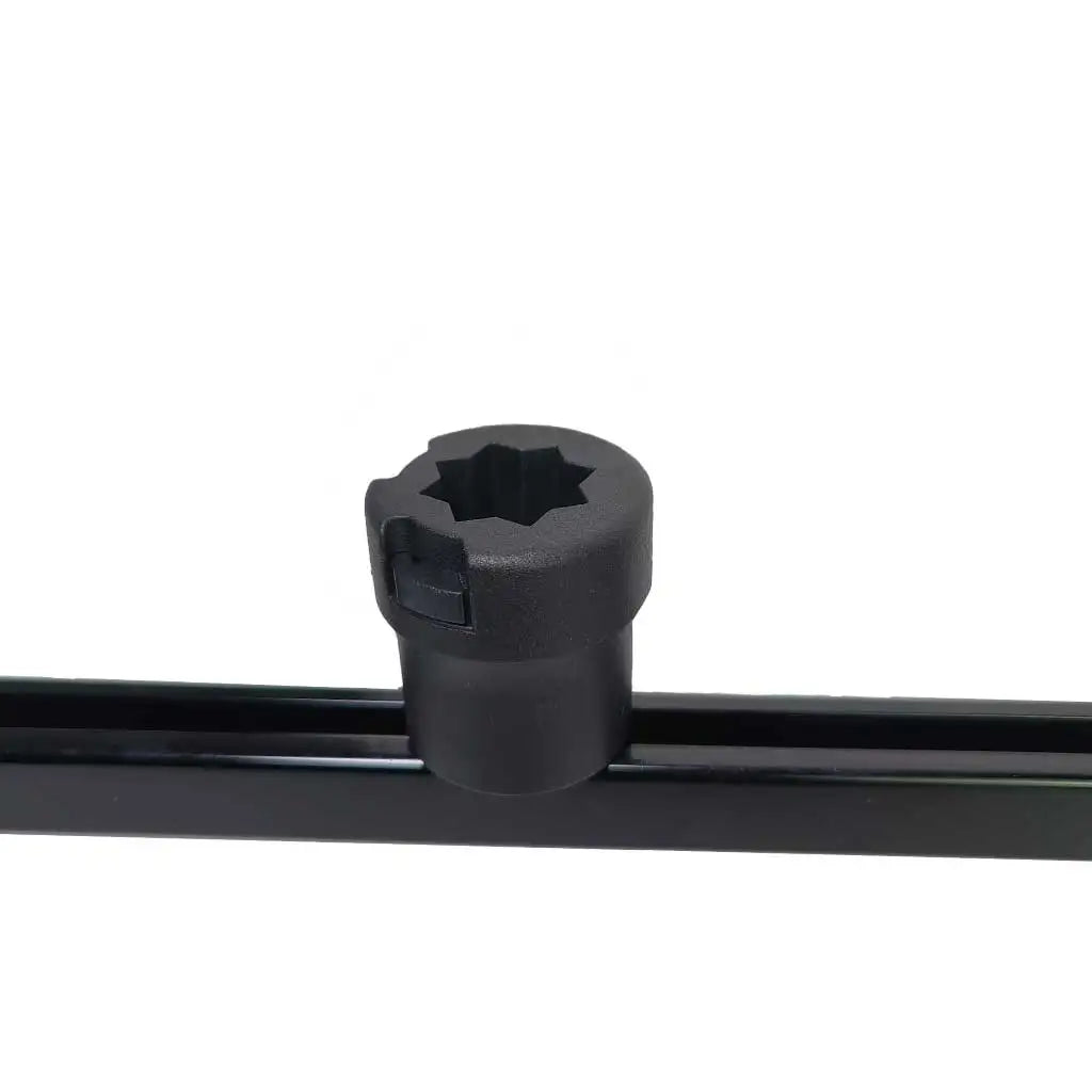 1 Piece Kayak Sliding Gear Head Track Adaptor Canoe Dinghy Marine Boat Tracking Rail Fishing Star Mount Base for GPS Fish Finder Oasis Select