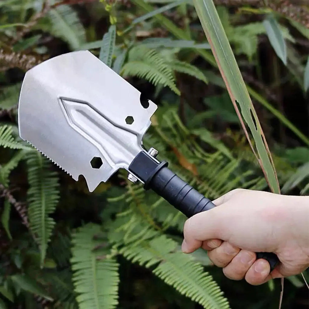 Camping Shovel Folding Compact Folding Shovels for Camping Multifunctional Gear High Strength Equipment for Gardening Planting Oasis Select