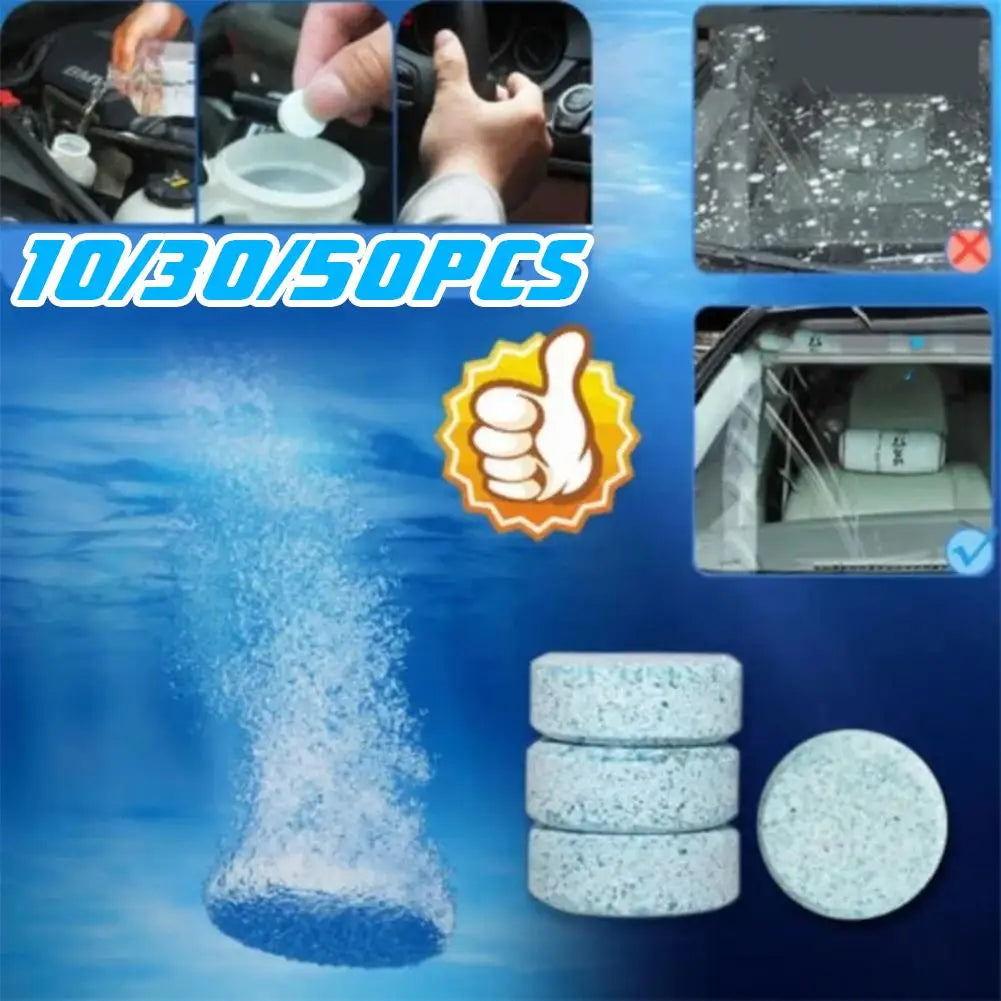 All-Season Car Windshield Washer Concentrated Clean Tablets Solid For Car Room Kitchen Window GlassToilet Cleaning Tablet Oasis Select