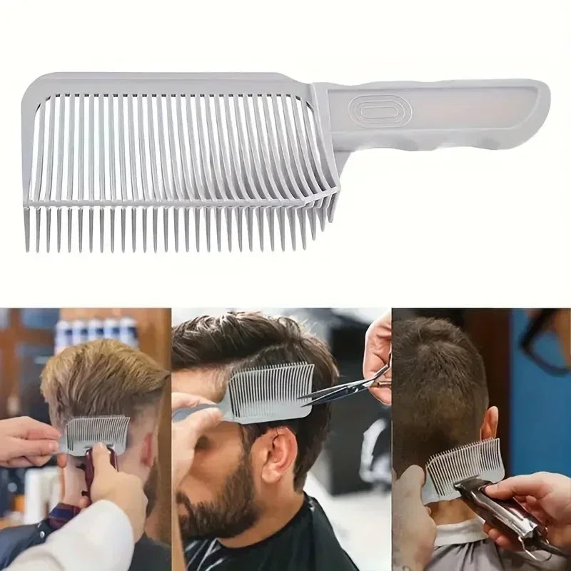 Fading Comb Professional Barber Clipper Blending Flat Top Hair Cutting Comb For Men Heat Resistant Fade Brush Salon Styling Tool Oasis Select