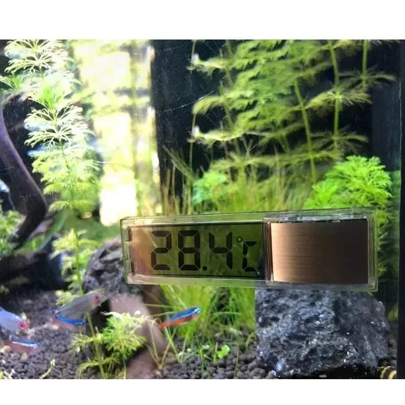 1pcs Aquarium Thermometer Electronic LCD Digital Fish Tank Temperature Measurement Fish Tank Temp Meter Aquarium Accessories Oasis Select
