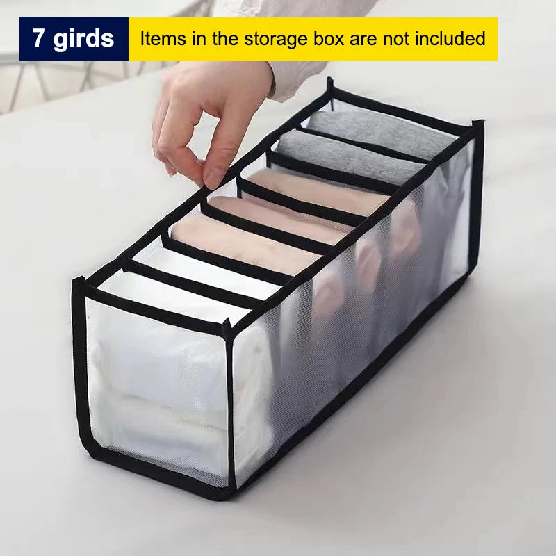 Mesh Drawer Organizer – 6/7/11 Grid Sock & Lingerie Storage