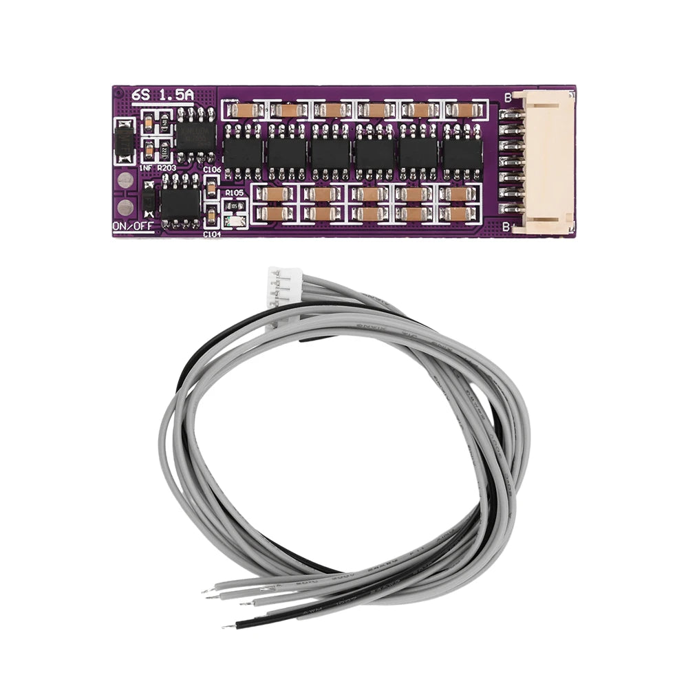 BMS 1.5A 3S 4S 5S 6S 7S 8S 13S 14S 17S 21S Li-ion Lifepo4 LTO Lithium Battery Active Equalizer Balancer Board Balance Capacitor Oasis Select 6S