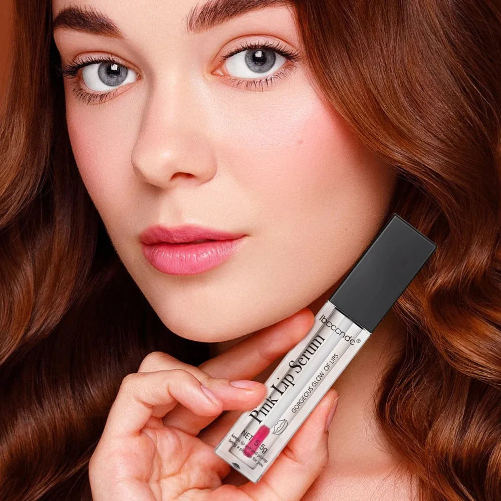 Natural Pink Serum Lips Pink Fresh Remove Dark Lips Gel Lightening Essence Cream Balm Repair Fine Line Brighten Lip Exfoliator Oasis Select