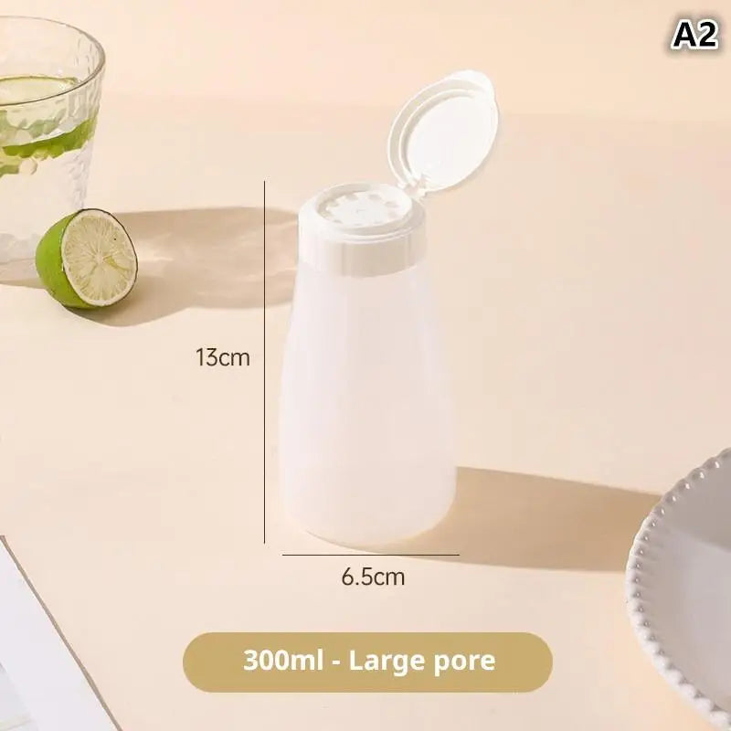 Kitchen Plastic Spice Bottle Barbecue Seasoning Bottle With Lid Salt Pepper Shaker Pepper Shaker Dustproof Mini Seasoning Jar Oasis Select A2