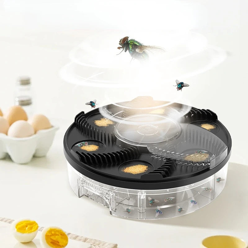 USB Electric Rotating Fly Trap – Quiet Auto Pest Catcher