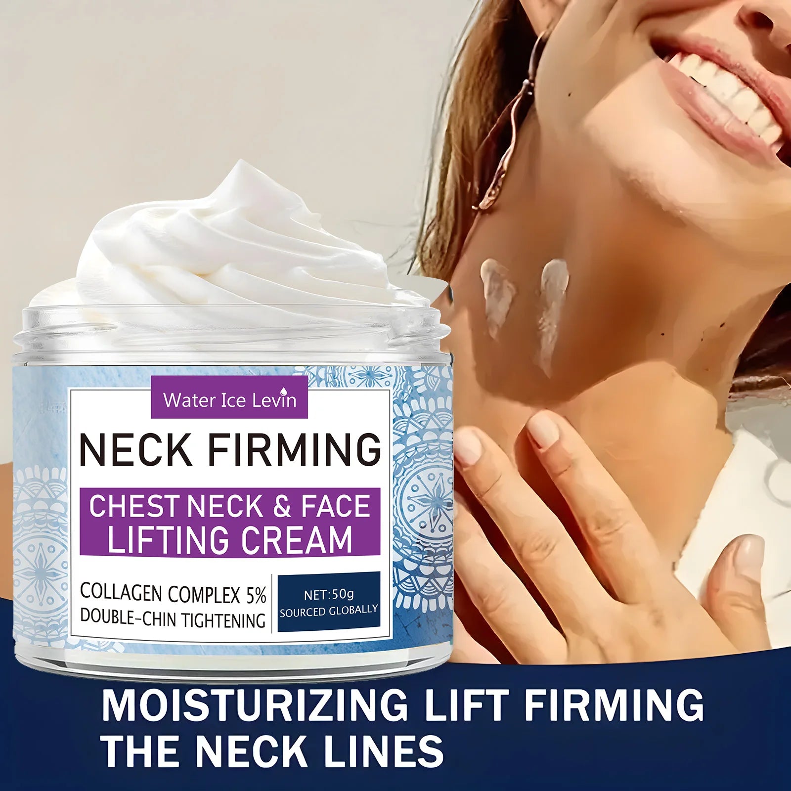 Collagen Neck Cream – Anti-Aging Lifting & Firming | Retinol Neck Firming Cream Oasis Select