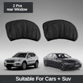 Car Universal Sunshade SUV UV Protection Anti-mosquito Screen Window Blackout Side Curtain Protection Window Film Accessories Oasis Select 2 PCS rear Window