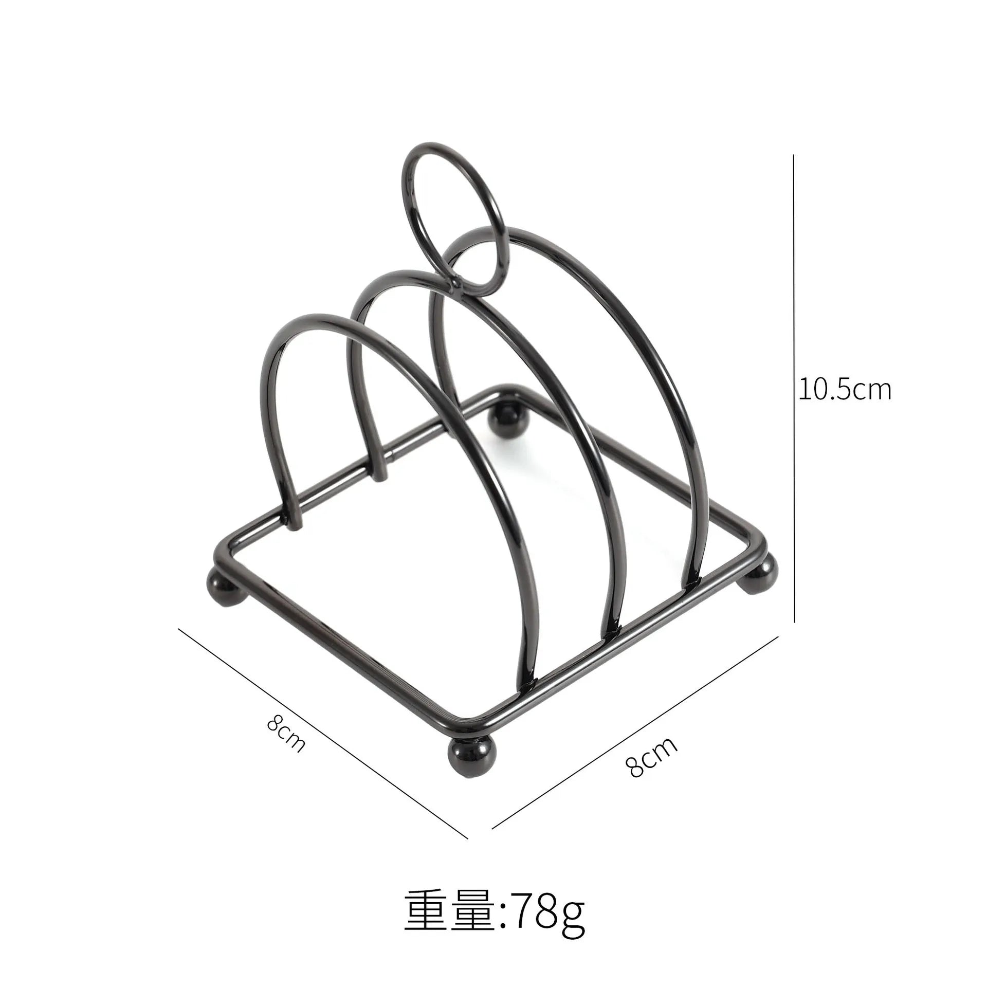 Stainless Steel Cooking Rack Versatile Use as Toast Stand Bread Rack Baking Grid Pizza Plate Grill Pot Air Fryer Accessory Oasis Select Gun black