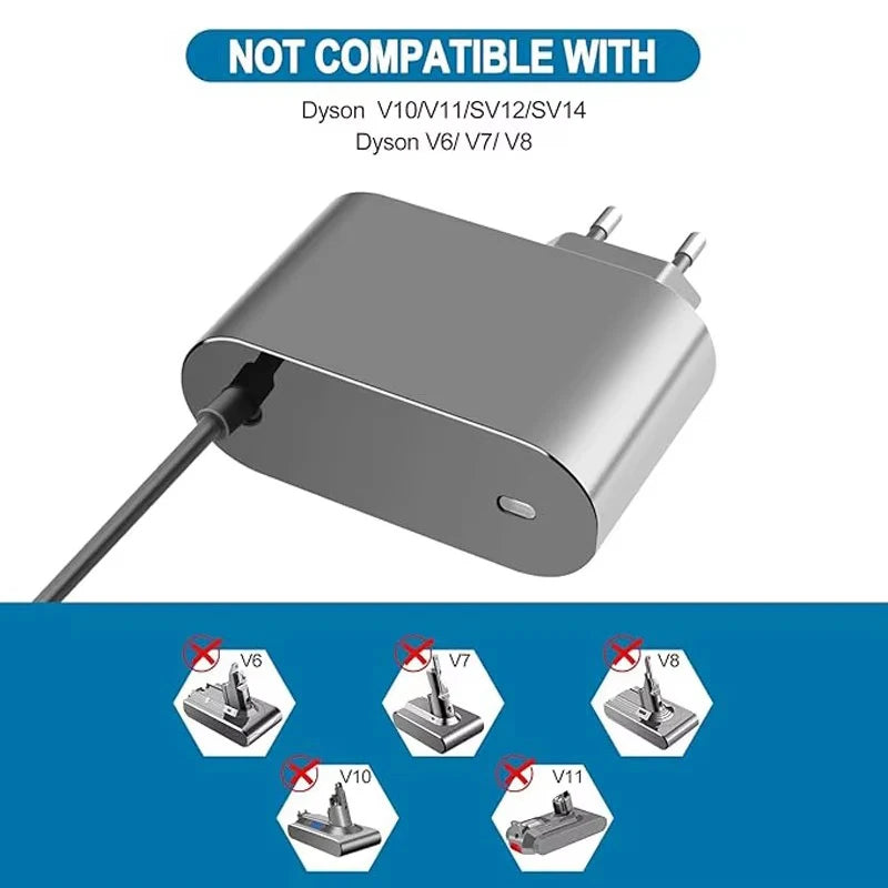 16.75V/24.35V 0.348A Vacuum Cleaner Charger For Dyson DC30 DC31 DC34 DC35 DC44 DC45 DC56 DC57 Power Supply Adapters 7.4 x 5.0 mm Oasis Select
