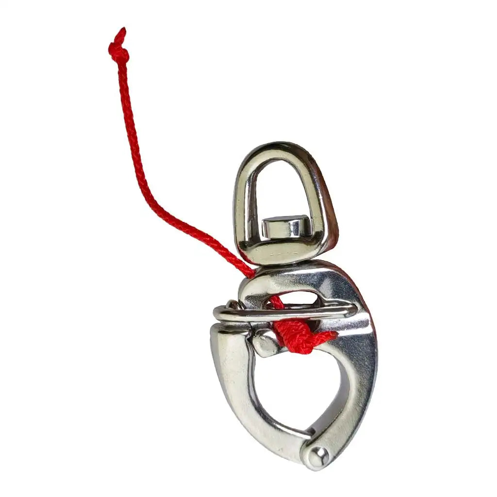 Quick Release Boat Snap Shackle with Small Swivel Eye 316 SS Yacht Truck Car Apartment RV Fast Eye Snap Hook Oasis Select
