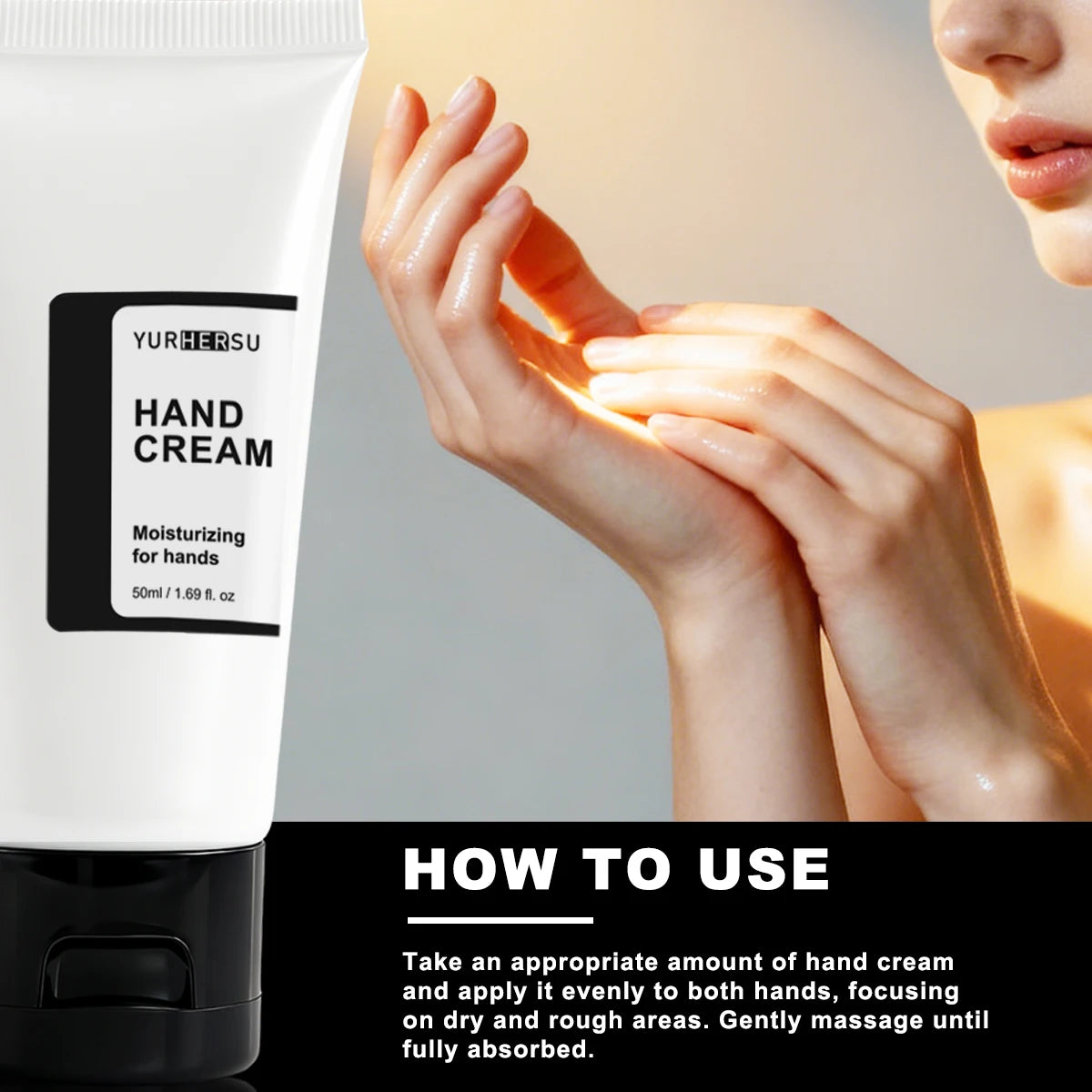 YURHERSU Intensive Hand Cream – Shea Butter 24H Moisture 50ml Hand Cream Oasis Select