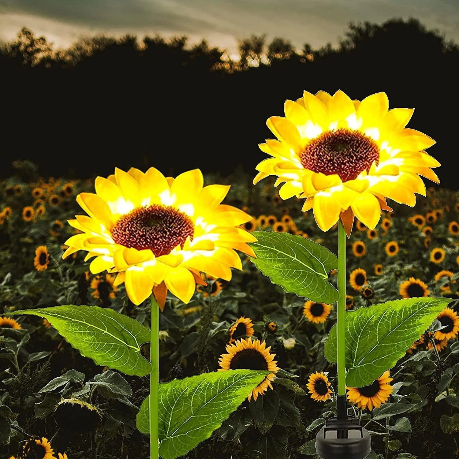 New Solar Sunflower Landscape Lights: Outdoor Lawn Decor with Solar-powered Brilliance Solar Lights Oasis Select