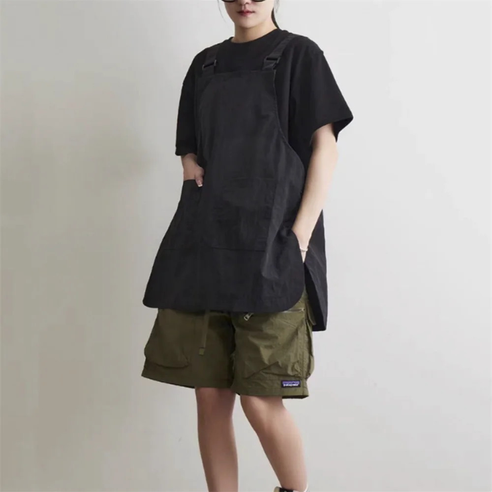 Japanese Waterproof Outdoor Barber, Coffee Shop, Catering Workwear Apron, Unisex Household Kitchen Workwear Oasis Select