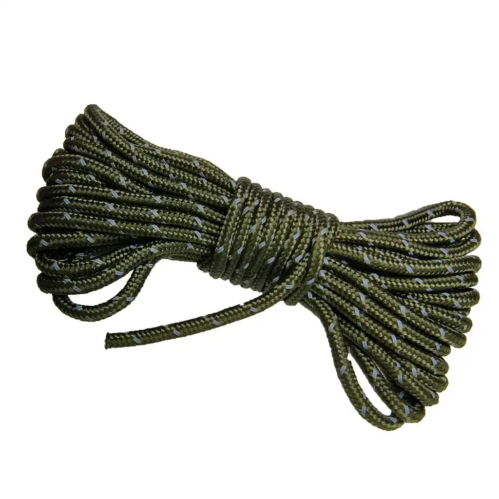 5m 3MM Reflective Guyline Rope Runners Camping Tent Awning Guy Line Cord Parachute Cord Lanyard Hiking Durable Tent Accessories Oasis Select