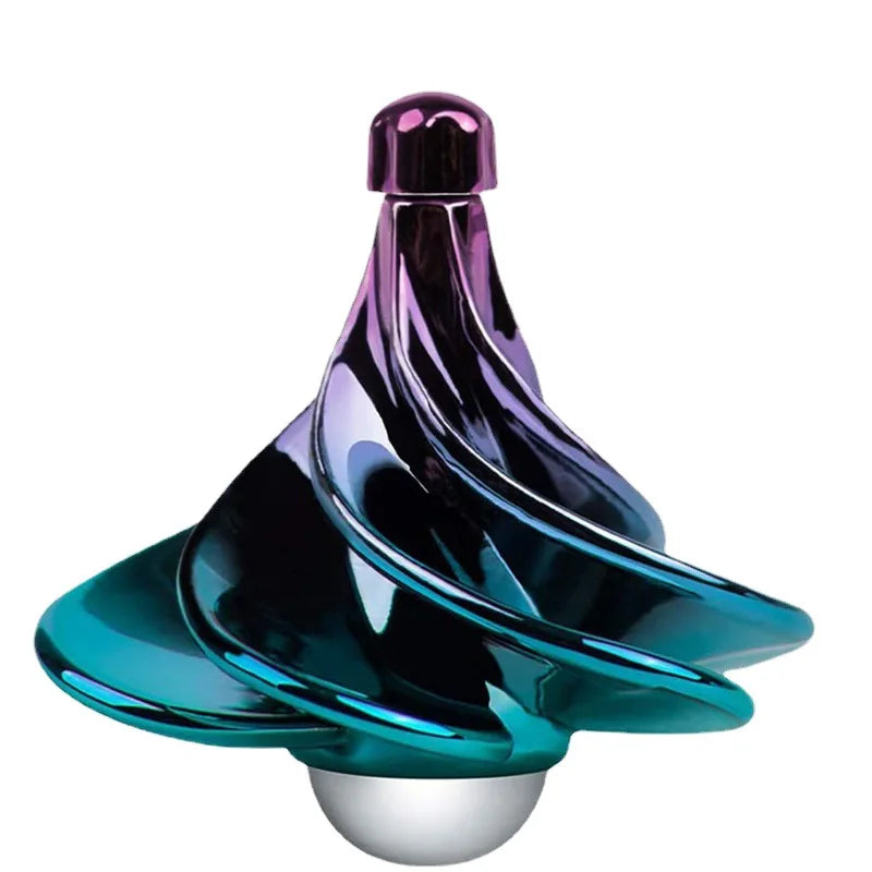Wind Up Desktop Toy Rotating Kinetic Spinner Fidget Stress Relief Gift for Adults Office Desk Birthday Christmas Present Oasis Select