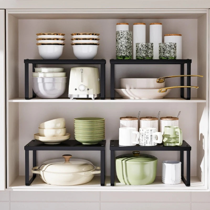 Japanese-style cabinets, layered storage racks, kitchen countertops, shelves, pot racks, dishes, seasonings, storage racks Oasis Select