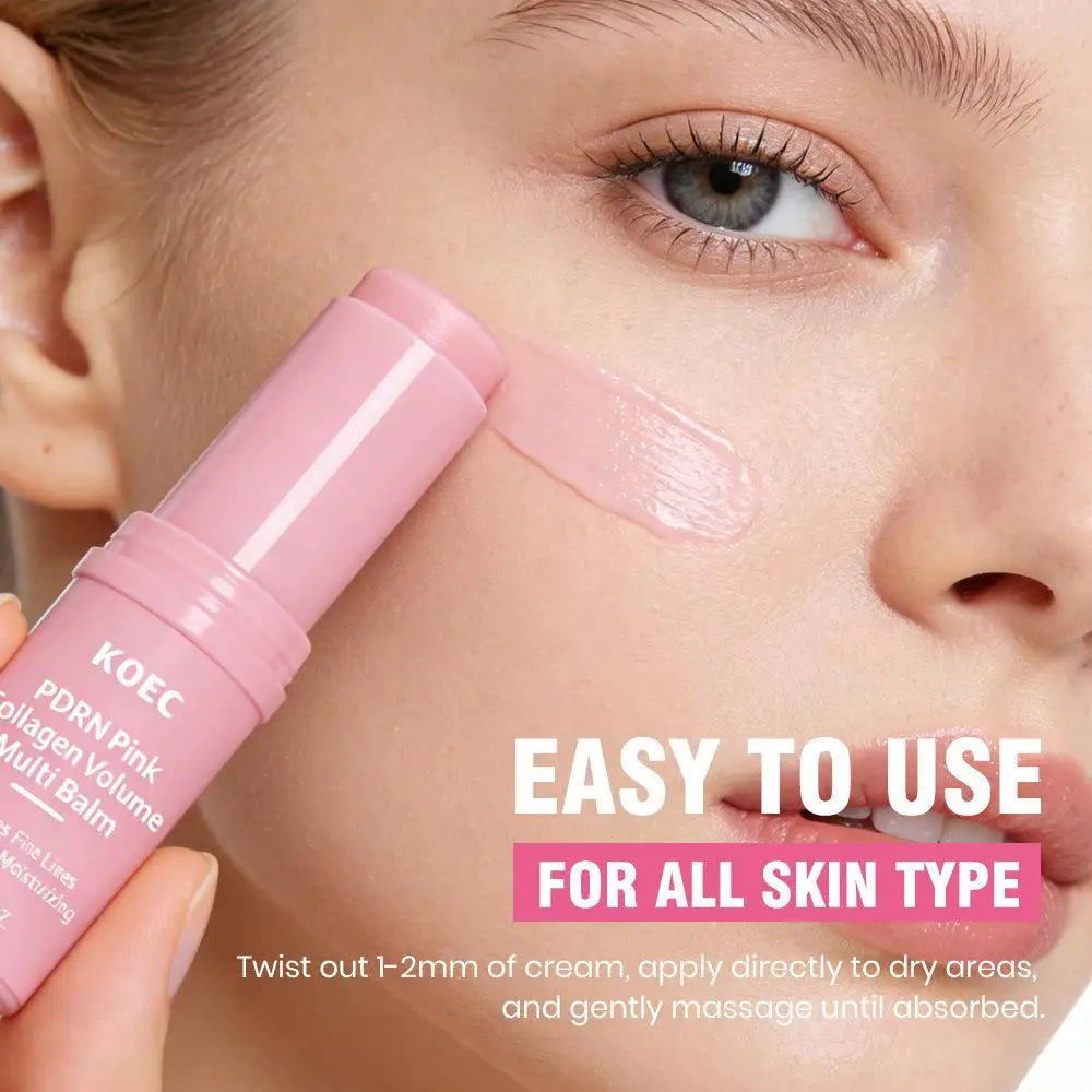 PDRN Pink Collagen Multi Balm Stick – Face, Lip, Eye & Neck Moisturizing Balm Stick Oasis Select