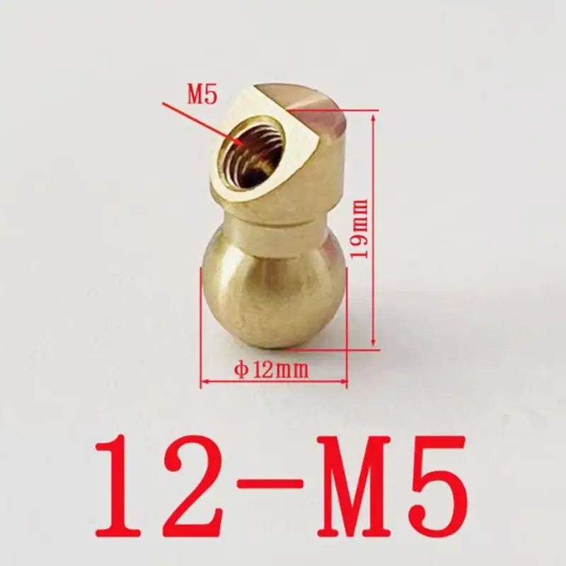 Machine Tool CNC Oblique Spray Brass Ball Coolant Nozzle Universal Ball Joint Flexible for Lathe Mill Cutting Oasis Select 12MM to M5