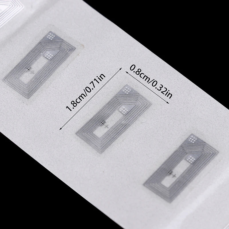 NFC Sticker Chip Ntag213 50Pcs 13 56MHz Wet Inlay Tag 11x21MM Label for Event Registration System Integration Oasis Select