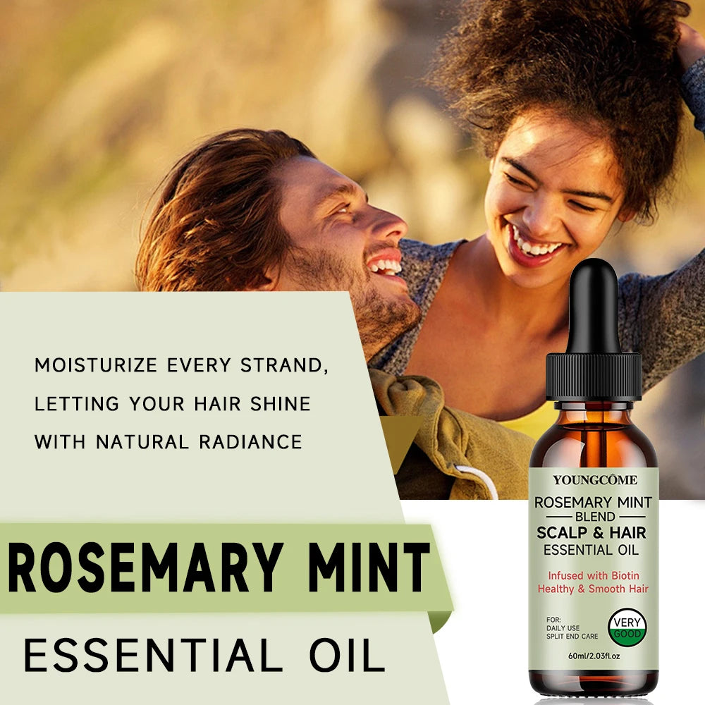 Rosemary Mint Hair Growth Oil – Nourishing Hair Treatment