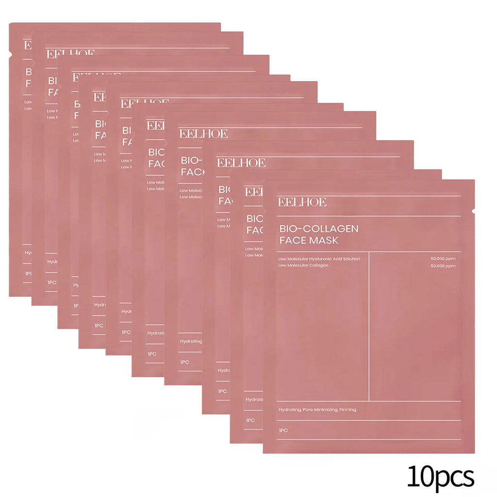 Bio Collagen Face Mask3/ 5/10pcs, Deep Hydrating, Pore Minimizing, Moisturizing Overnight Mask for All Skin Types ﻿ Oasis Select 10pcs
