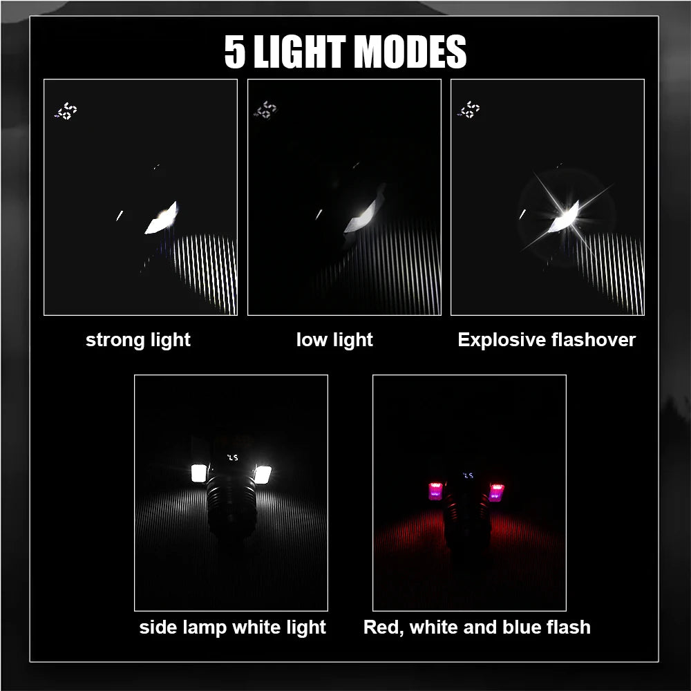 ZHIYU T51 1200LM COB LED Motion Sensor Headlamp Rechargeable