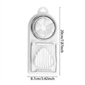 Multifunctional PP Base egg cutter 2-in-1 stainless steel wire pull egg cutter for hanging high-quality kitchen accessory tools Oasis Select WHITE
