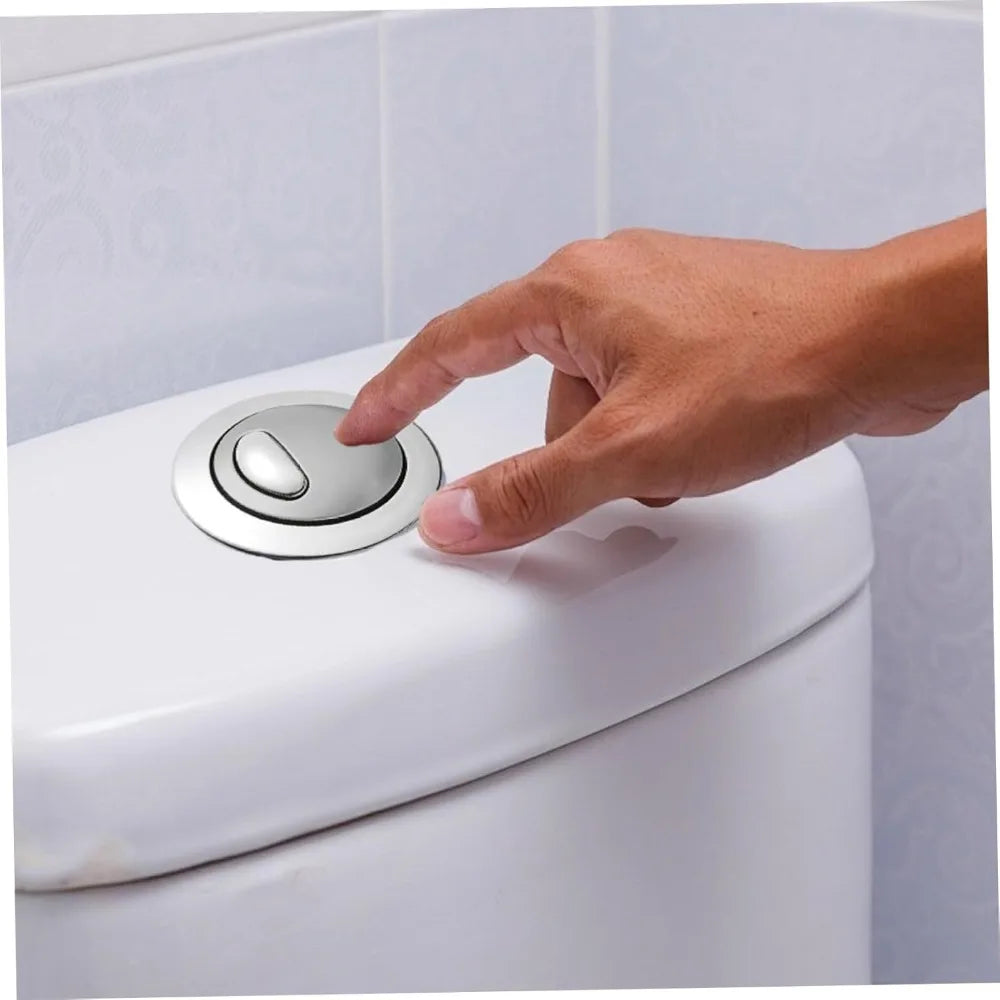 Toilet Push Button, ABS Dual Flush Toilet Button, Ideal for Bathroom Dual Flush Push Parts Tank Replacement Kit Oasis Select