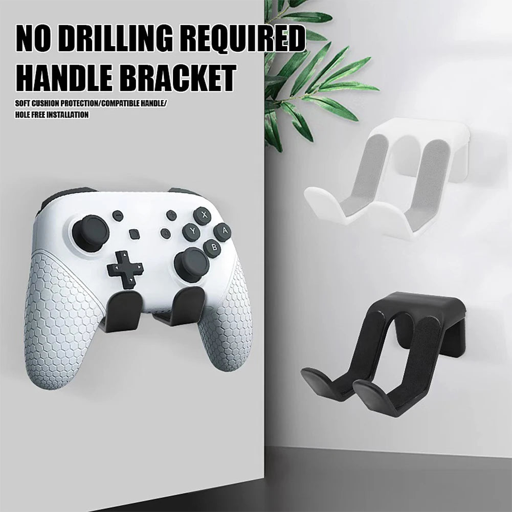 Wall Mounted Game Controller Bracket No Punching Bracket Base Required Controller Storage Rack for Nintendo Switch Pro Sony Xbox Oasis Select