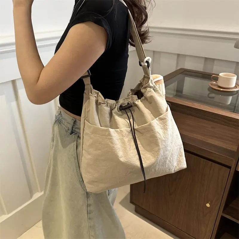 Large Capacity Versatile Shoulder Bag For Women's Summer Popular Lightweight Crossbody Bag Minimalist Tote Handbag Oasis Select