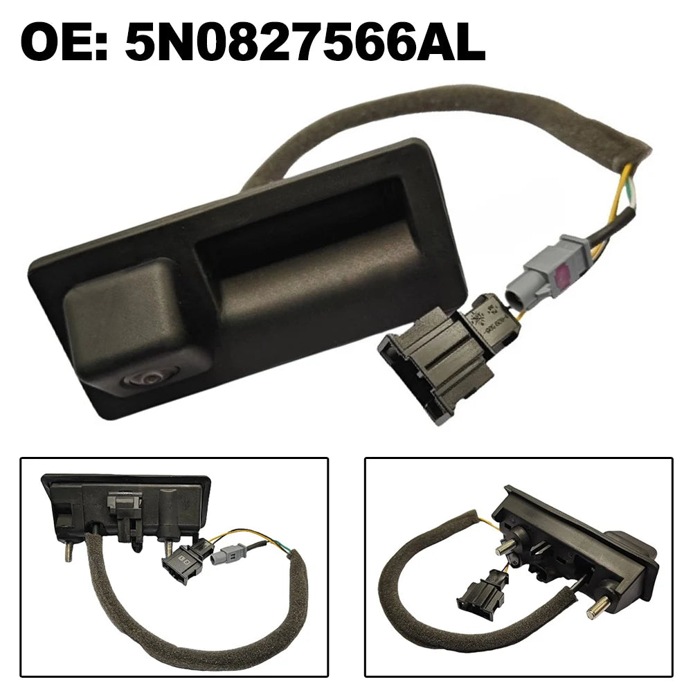 Black Rear View Camera Factory Connector Factory-style Connector High Reliability Long Life Performance Long Lifespan Oasis Select