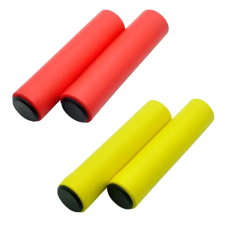 3 2 1Pairs Bicycle Grip Silicone Sponge Soft MTB Mountain Bike