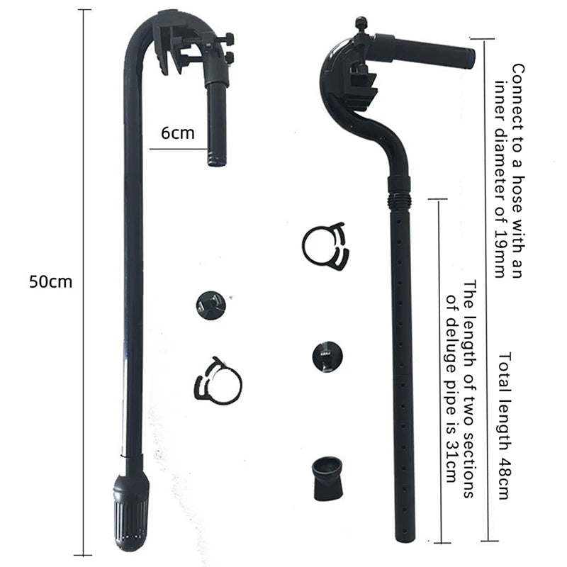 Aquarium Canister Filter Kit, External Fish Tank Filtration System, Inlet Outlet Tube, Rain Spray Bar, Outflow Pipe Complete Set Oasis Select 404B water inlet