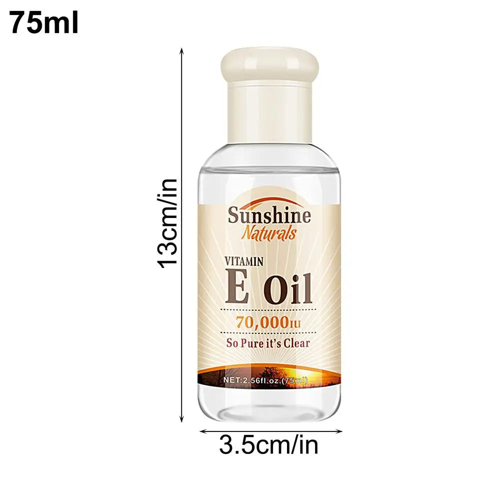75ml Vitamin E Oil Face Serum Oil Shrink Pores Anti Wrinkle Aging Freckle Anti-wrinkle Lightens Dark Spots Repair Face Skin Care Oasis Select VE oil Other China Mainland