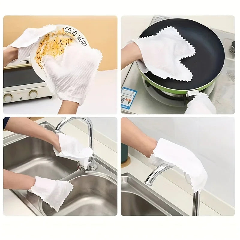 10/30/50pcs Disposable Cleaning Gloves - Wet & Dry Gloves for Kitchen, Furniture kitchen gloves cleaning gloves Oasis Select