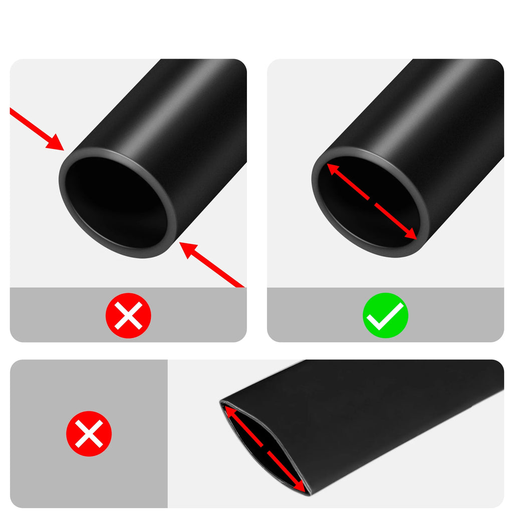 Thermoretractile Heat Shrink Tube with Glue Dual Wall 4/6/8/12/16/20mm Heat Shrinkable Tubing for Electrical Insulation Oasis Select