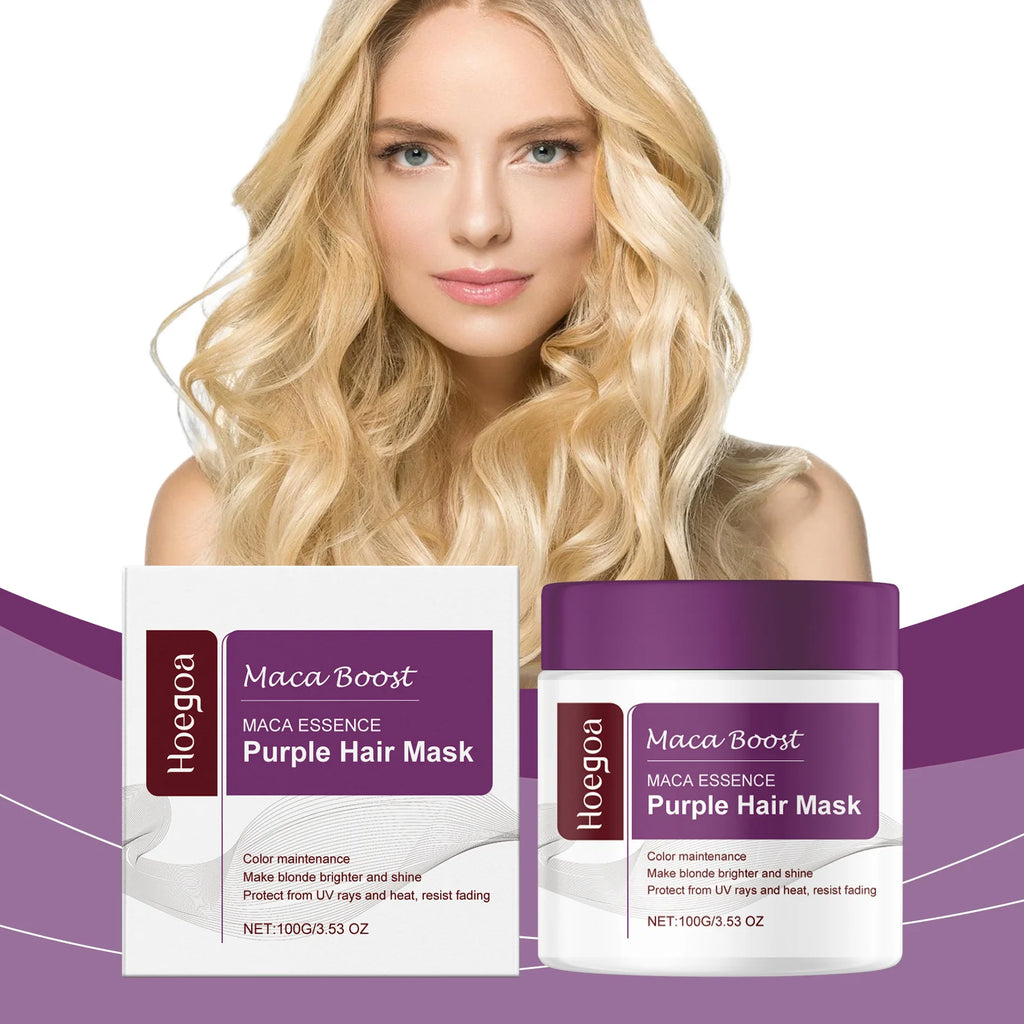 Maca Boost Purple Shampoo Fade Yellow After Bleach Hair Gray Remedy Oasis Select
