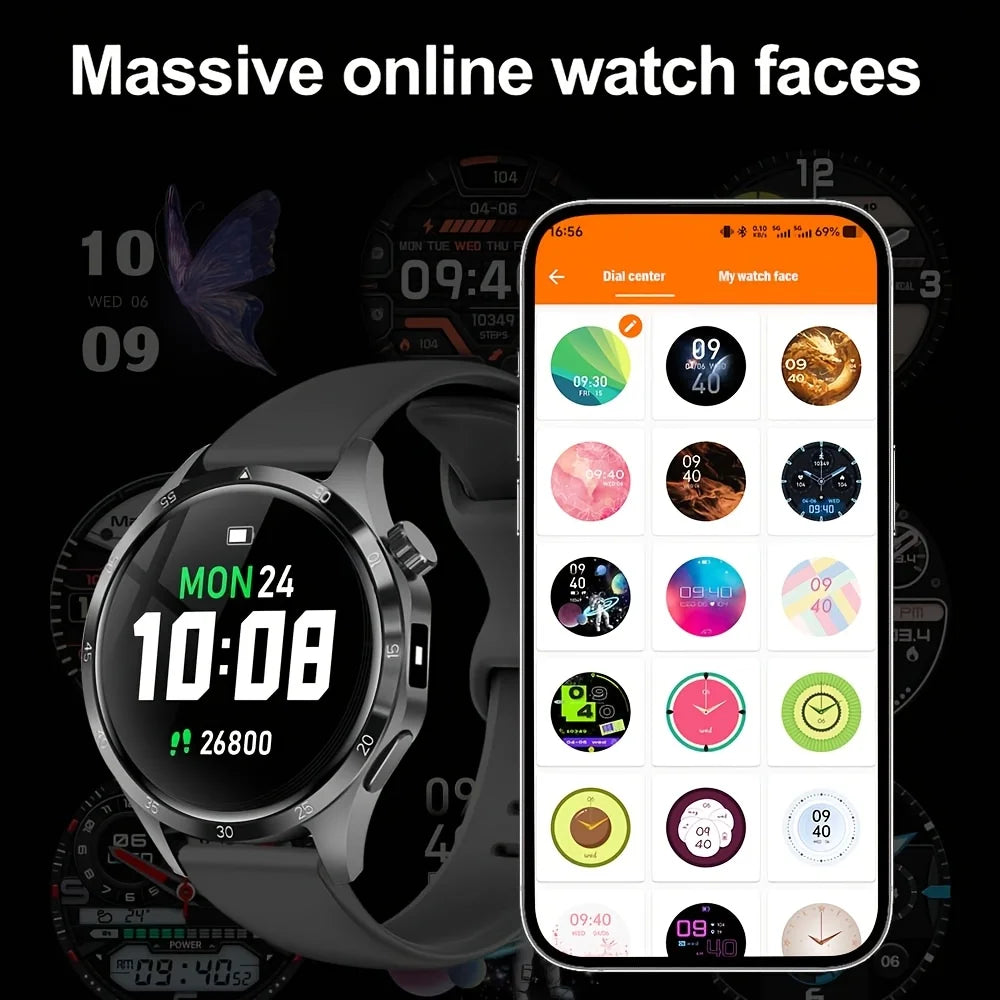 ERUN Smartwatch 1.8" Touch Screen | Call, Sleep & Step Tracker