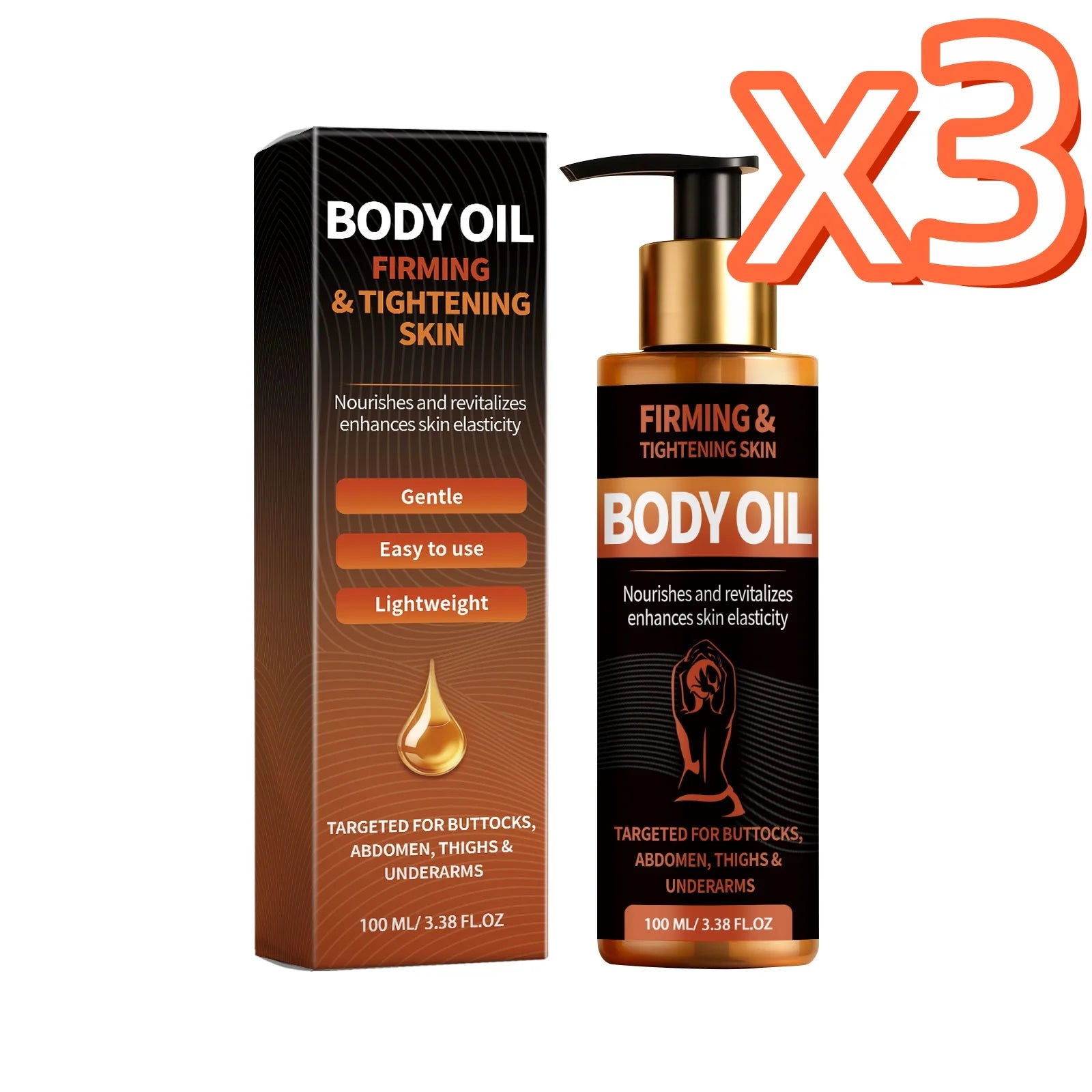 Jojoba Seed Body Firming Oil – Tighten & Moisturize 100ml Body Firming Oil Oasis Select 100ml Boxed x3