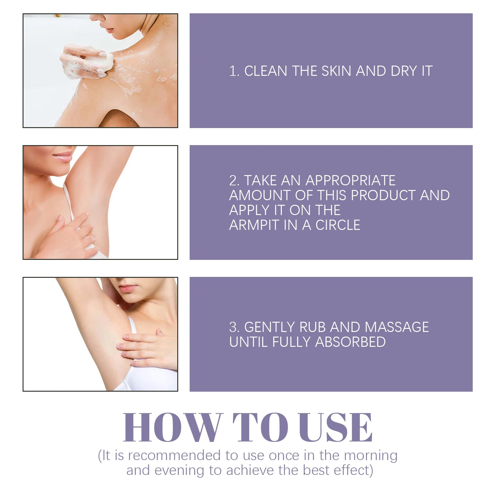 Underarm Care Cream – Odor Control, Moisturizing & Refreshing