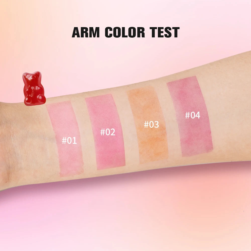 3 IN 1 Blusher Stick Long Lasting Waterproof Non-Sticky Matte Blush Eyeshadow Lip Universal Jelly Tint Stick Matte Contour Makeu Oasis Select