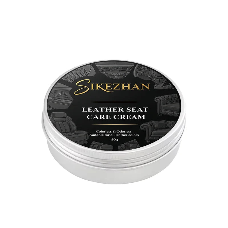 Automotive Interior Leather Care All-In-One Cream: Deep Clean, Nourish & Repair Paste For Car Seats & Multi-Function Maintenance Oasis Select 1PC-50g