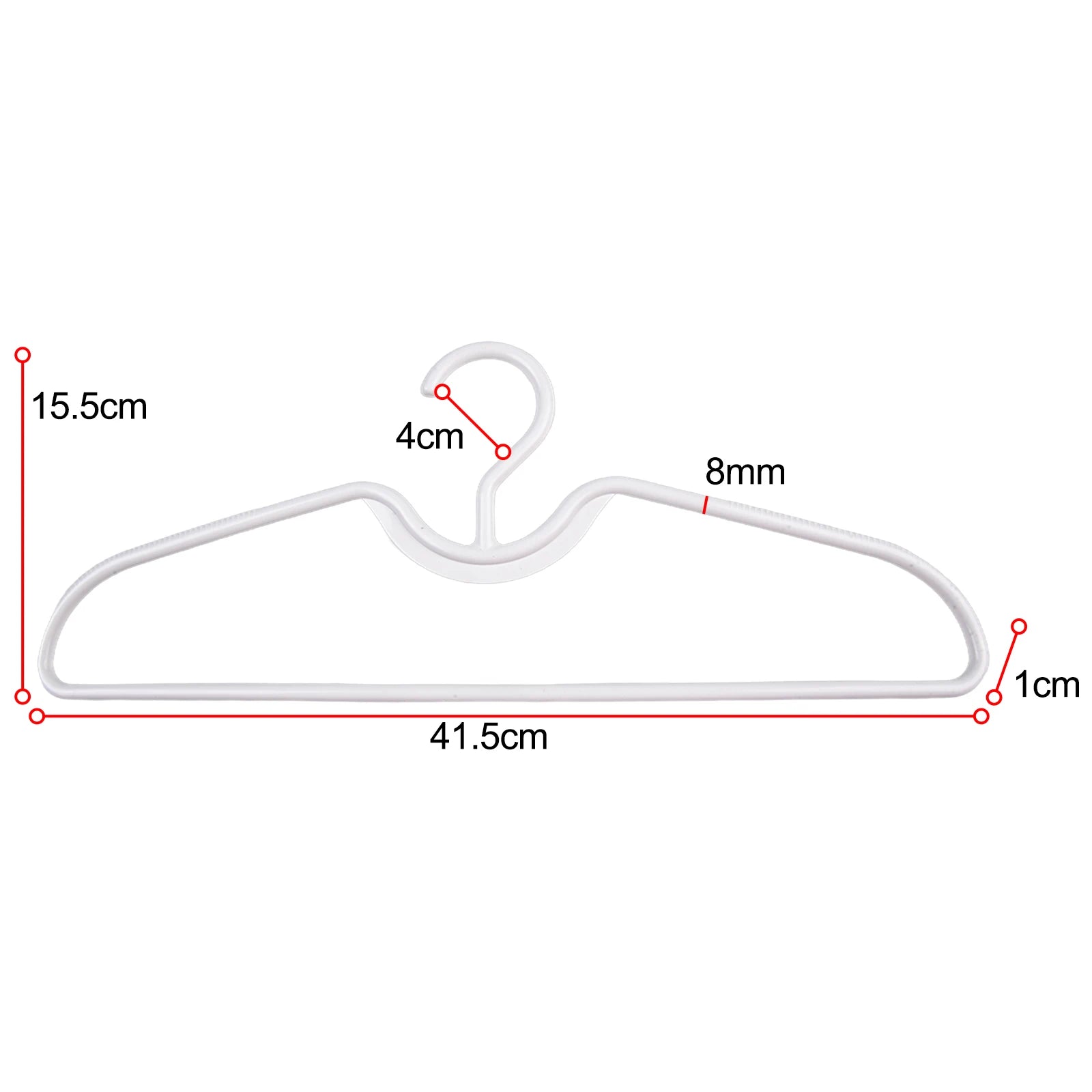 5/10/20PCS Versatile Coat Hanger Short Neck Hangers Anti-slip Clothes Hanger Lightweight Short Neck High Quality Home Supplies Oasis Select