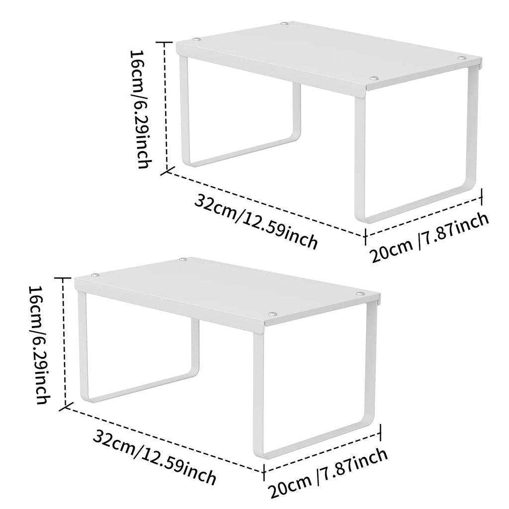 Japanese-style cabinets, layered storage racks, kitchen countertops, shelves, pot racks, dishes, seasonings, storage racks Oasis Select White 2 packs